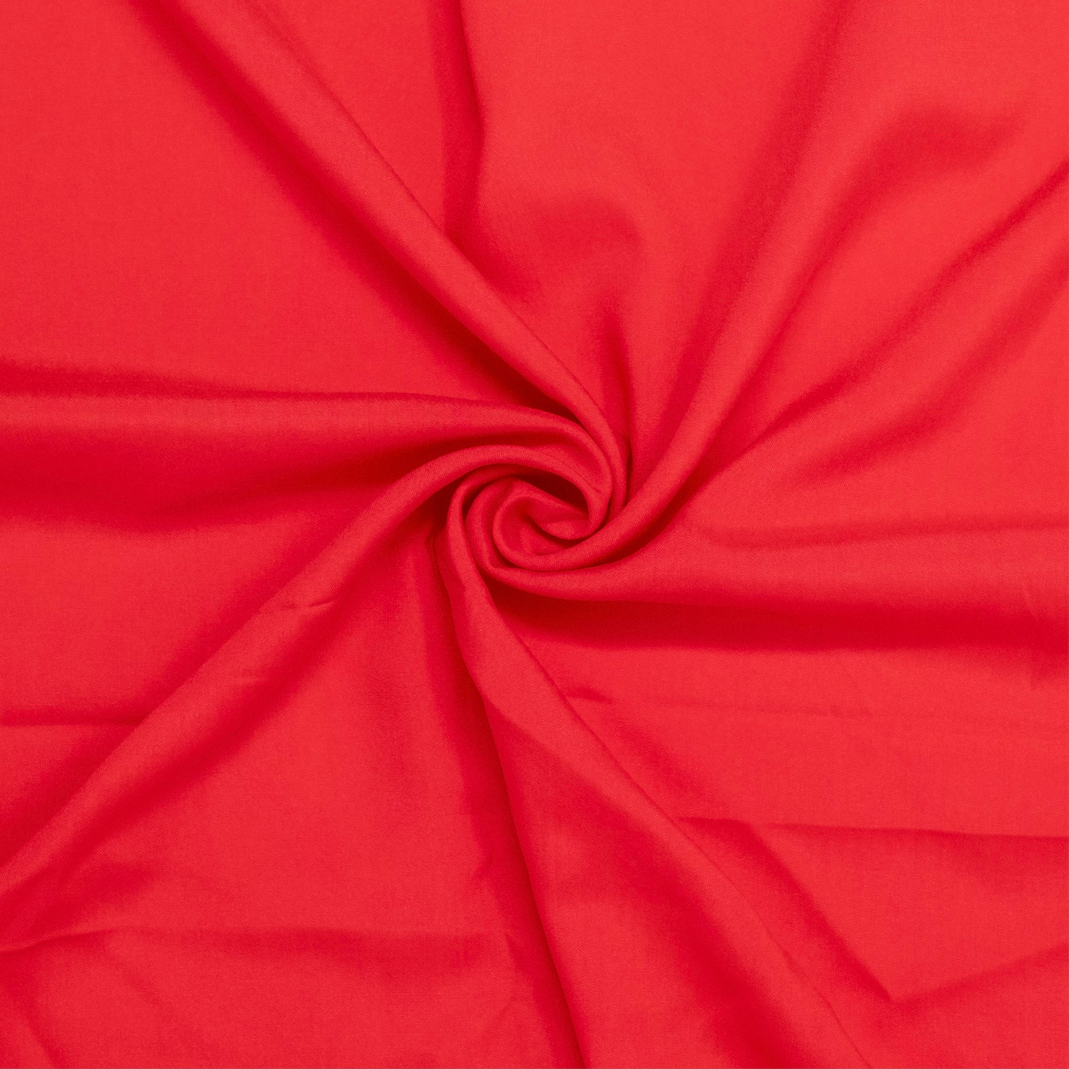 PLAIN VISCOSE POPPY RED
