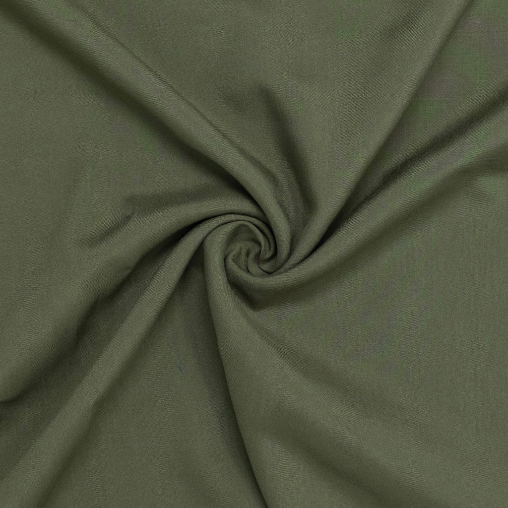 VISCOSE LISSE VERT KAKI